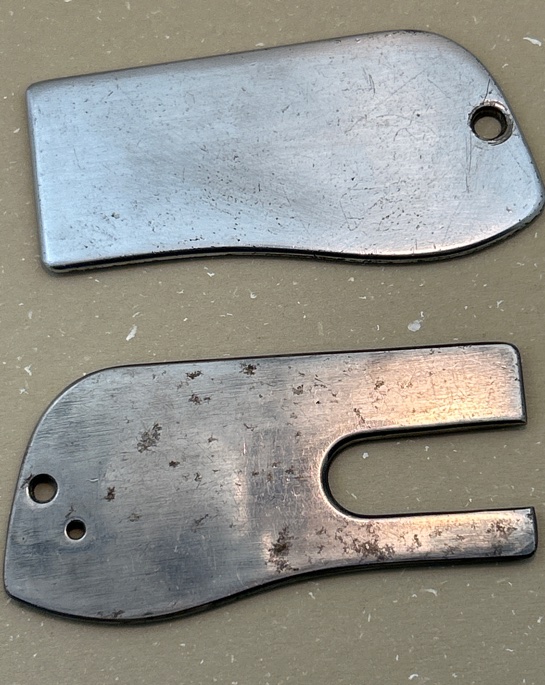 Side plate SET Winchester 1873 ORIGINAL NICKEL PLATED
